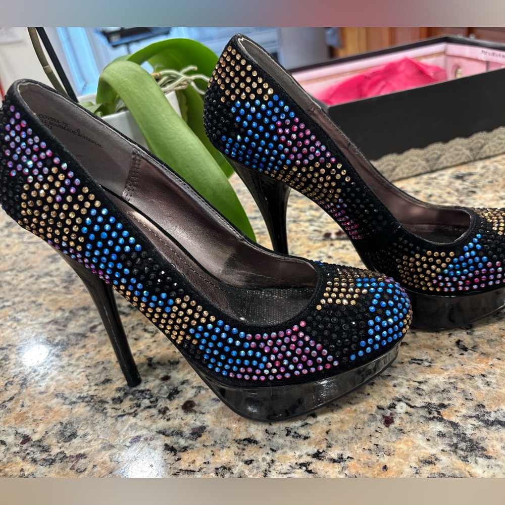 Multi colored heels